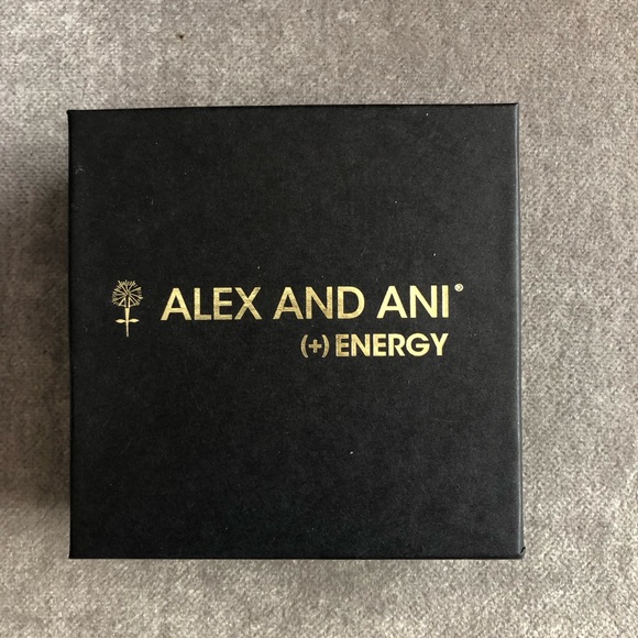 Alex and Ani necklace with “S” charm + 2 stone charms in box - Oct birthstone - Picture 7 of 8